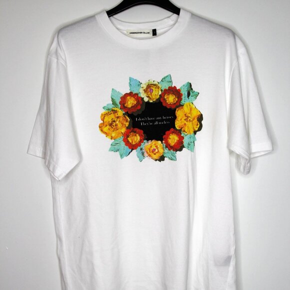 BNWT SS21 UNDERCOVER ROSES TSHIRT 1 & 4 - Picture 2 of 14